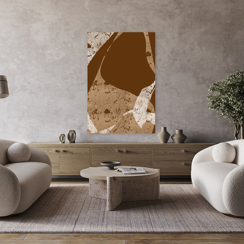 Art contemporain, art contemporain abstrait, H 48 po x l 32 po