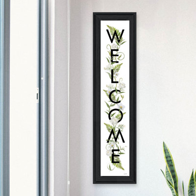 Welcome Sign II Framed Wall Art for Living Room, Home Wall Decor By House Fenway
