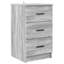 38cm W Manufactured Wood Bedside Table-2066940198