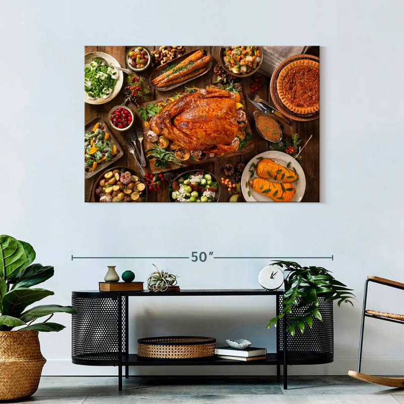 Yarlin Thanksgiving Feast, 30" H x 45" W