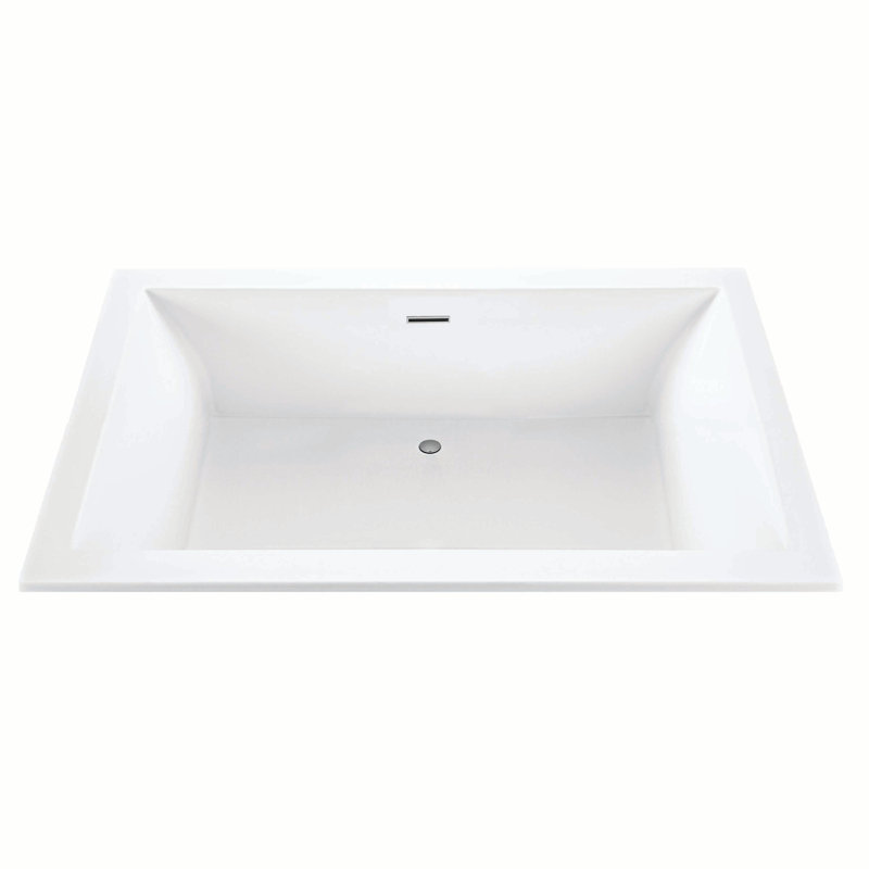 Baignoire à air 66 "MTI Solutions 28, Blanc mat DoloMatte®, À poser