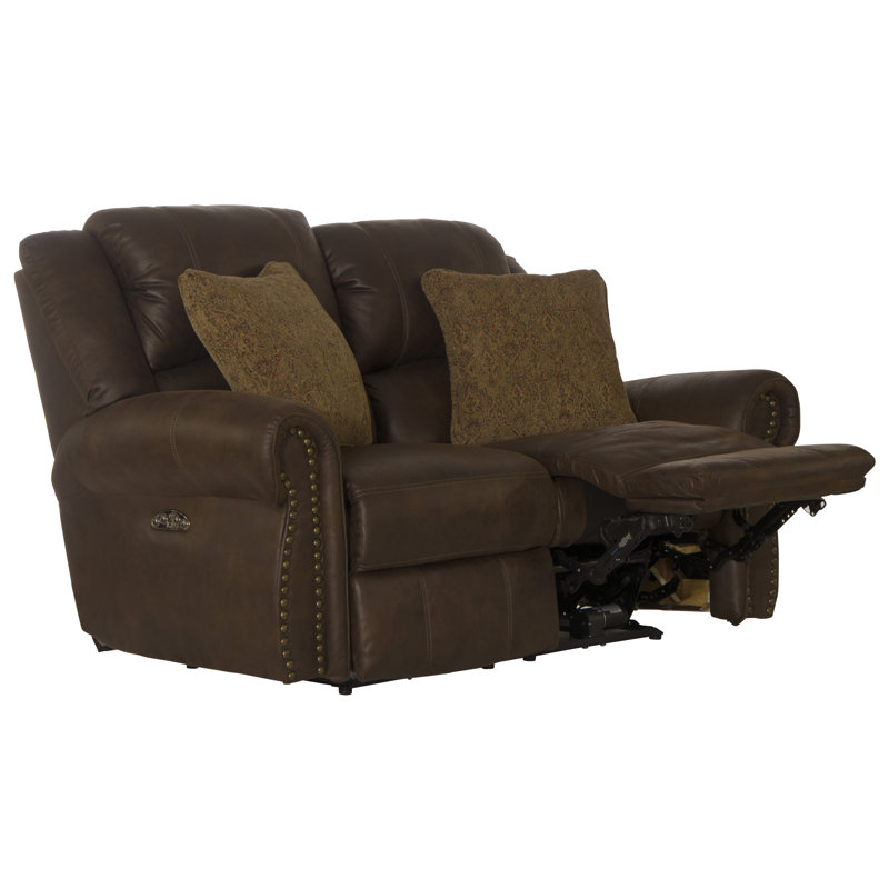 Upholstered 66'' Reclining Loveseat, Power