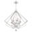 Zyvon Steel Dimmable Lantern Geometric Chandelier-228131168-263978456-263978459