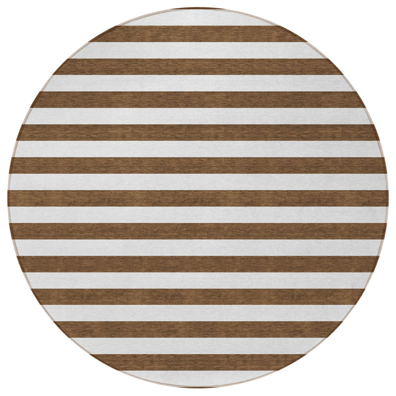 Tapis d'intérieur rond 8 po