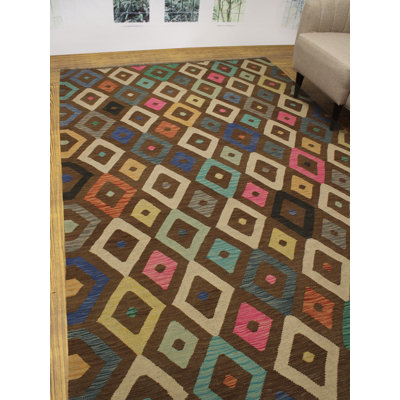Hults Wool Geometric Indoor Rug