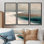 «Summer Beach Waves Shoreline In Prince Edward Island», ensemble de reproductions d'art mural