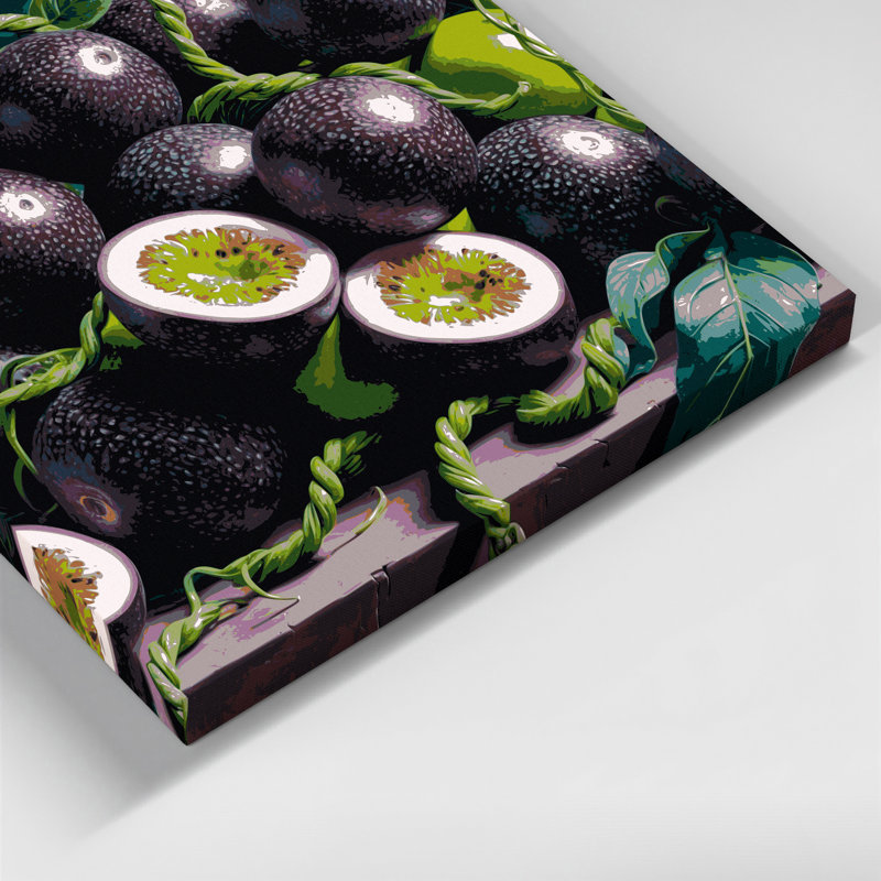 «Fruit Granadilla», art mural sur toile, H 32 po x l 32 po