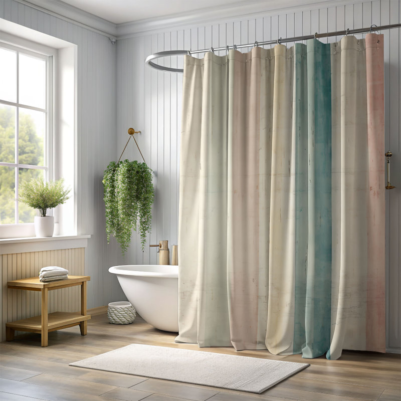Rideau de douche Ianula, H 74 po x l 71 po