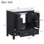 Meuble-lavabo 30 po avec lavabo simple-842124701