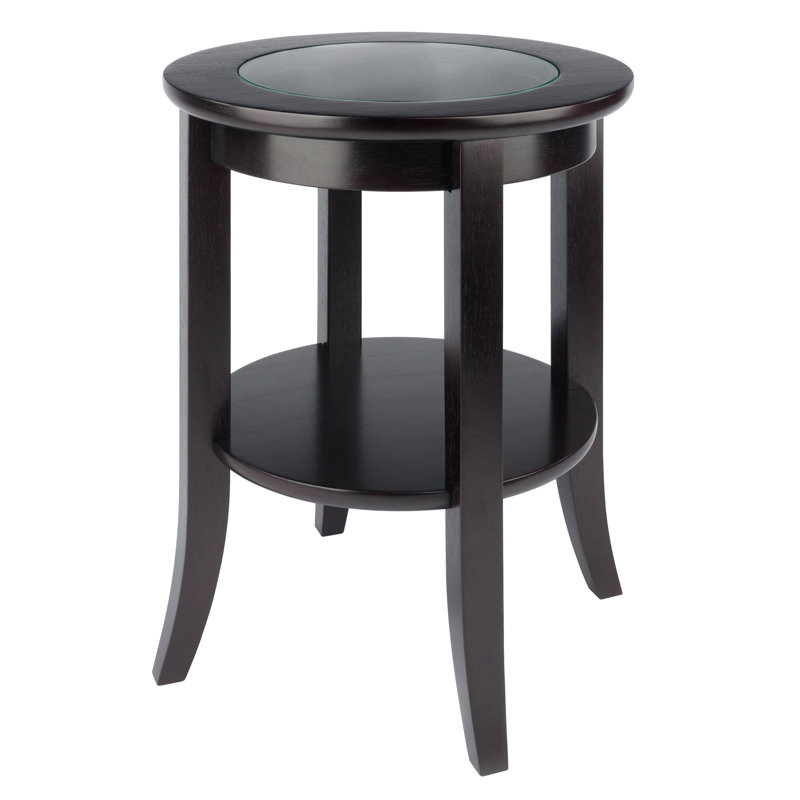 Norfolk Glass Top End Table