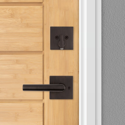 Kwikset Milan Square Keyed Lever