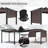 Costway Brown Replacement Canopy for Pergola