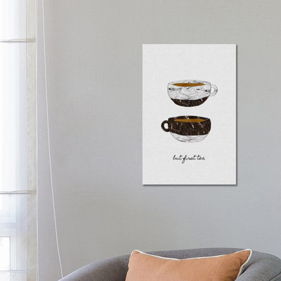 But First Tea by Orara Studio - Wrapped Canvas Gallery-Wrapped Canvas Giclée