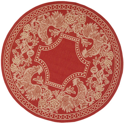 Tapis d'intérieur / extérieur à motif floral Havza