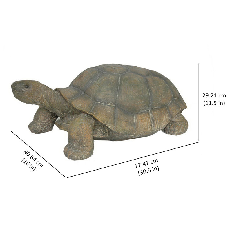 Tortoise Polyresin Garden Statue