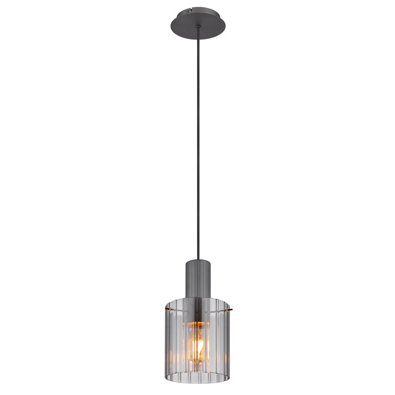 Amane 1 - Light Natural Pendant, Smoke colour