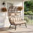 2-Piece Outdoor Wicker Patio Set With Detachable Cushions-125060907-125060909