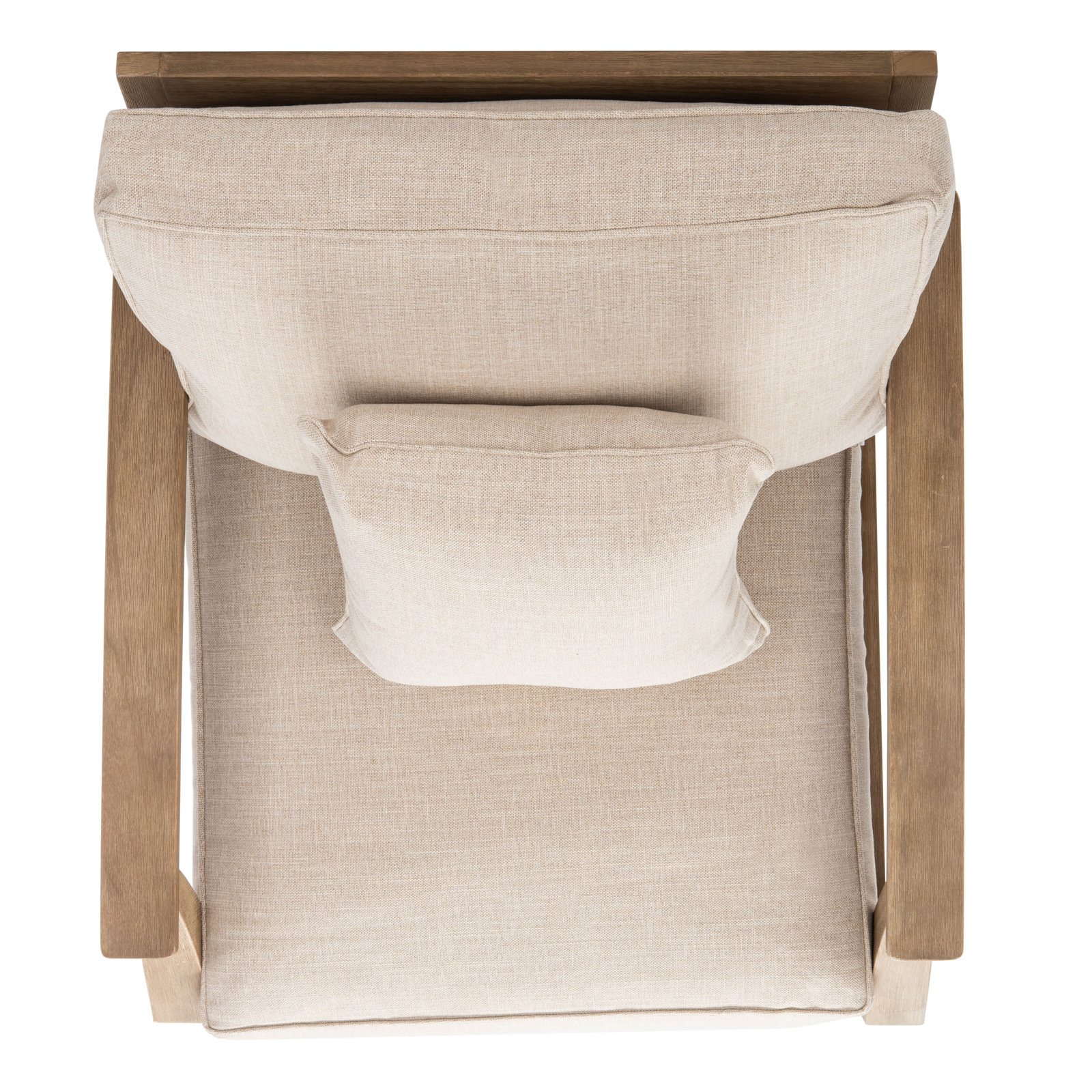 Samya Outdoor Chair with Cushions, Beige, Natural