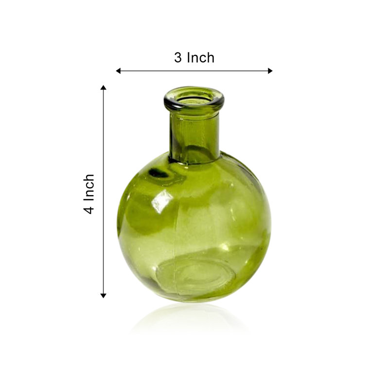 Pendaray Glass Table Vase, Green