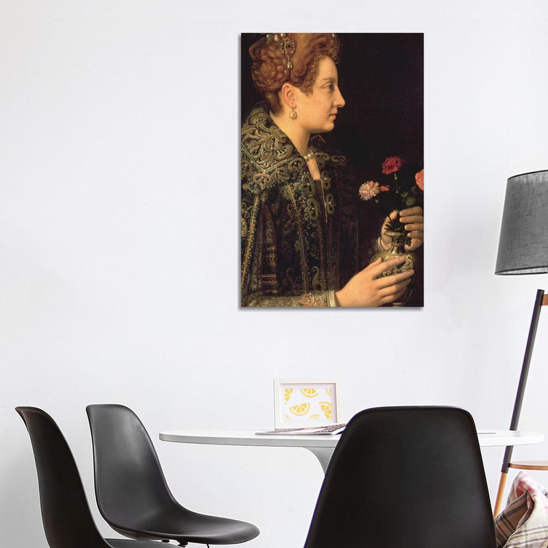 Portrait Of A Woman by Sofonisba Anguissola - Wrapped Canvas Painting, 101.6 cm H x 66.04 cm W