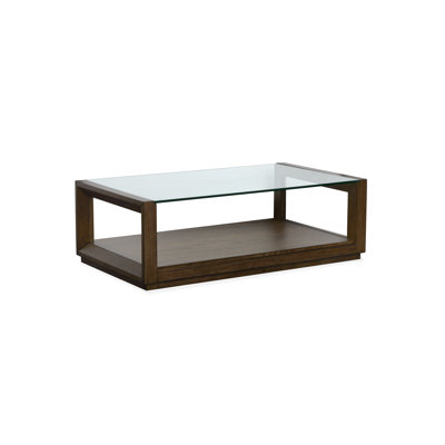 Rectangular Cocktail Table With Casters
