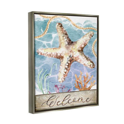 " Aquatic Beach Welcome Starfish "