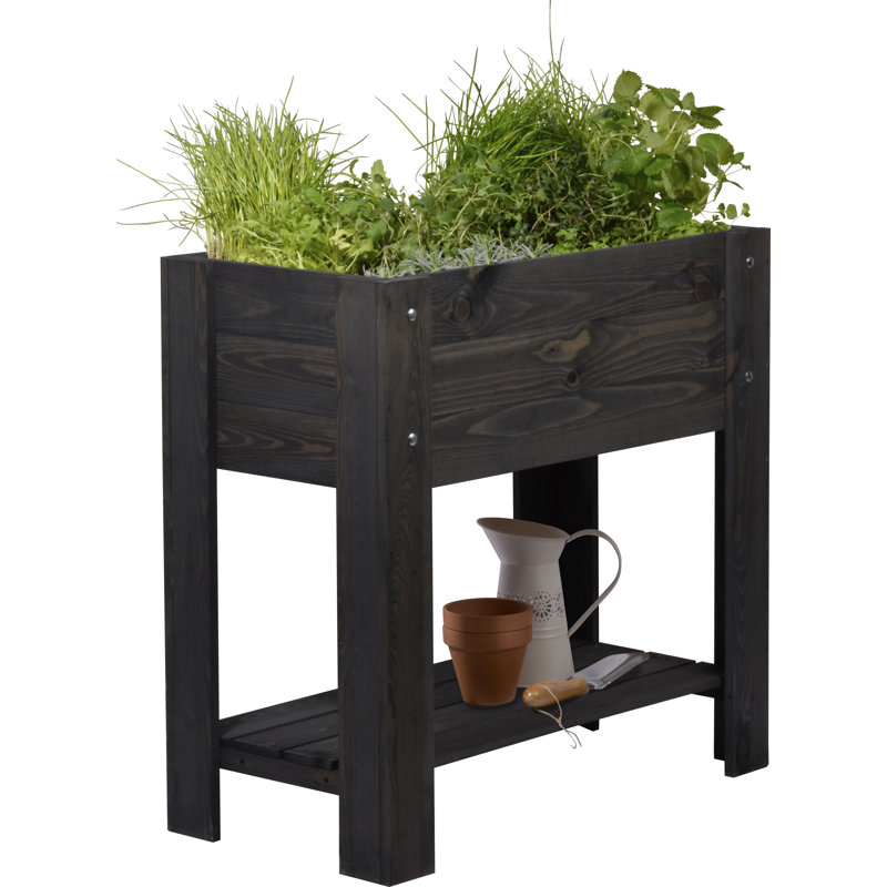 Alesiram Handmade Wood Raised Planter