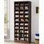 Armoire en bois à 10 niveaux avec 30 casiers, organisateur de grande capacité pour les entrées et les garde-robes.-1898984610