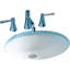 Rendezvous® Vitreous China Oval Undermount Bathroom Sink with Overflow-1711021