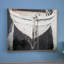 Grand art mural rectangulaire noir et blanc 59 "x 47" avec cadre, décoration murale pour le salon du hall d'entrée