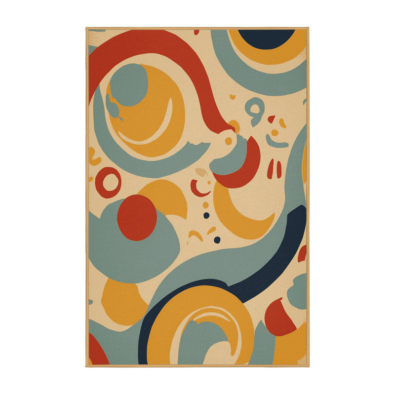 Funky Ripple Rug, Rectangle 3' x 5'