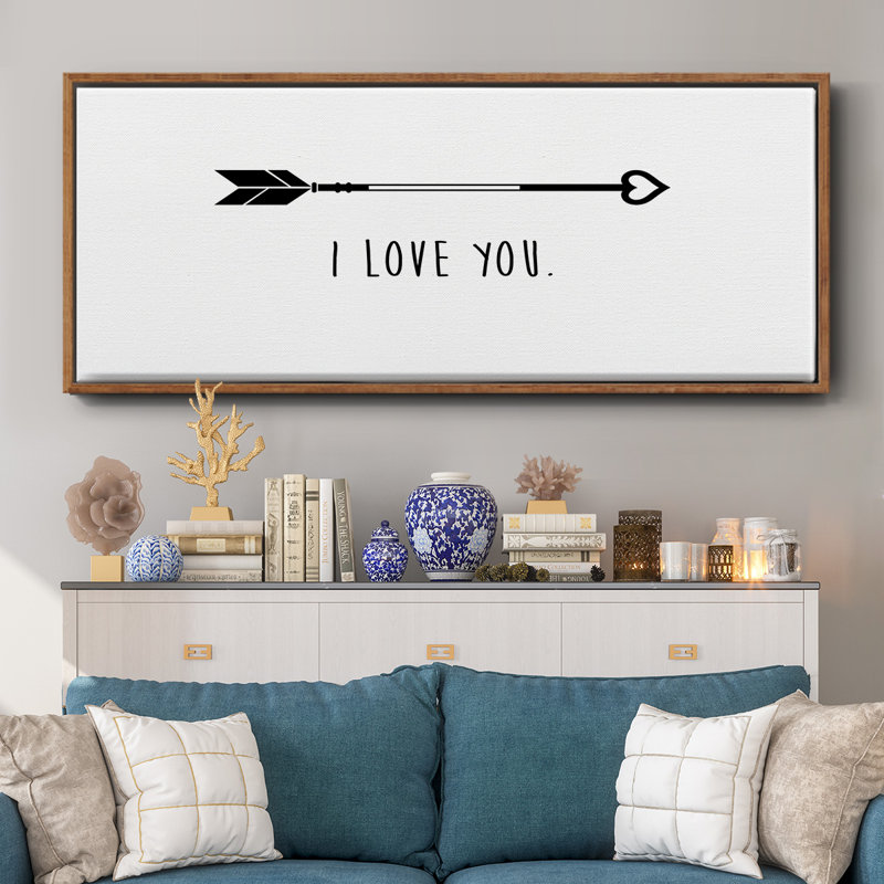 Love Love I - toile encadrée