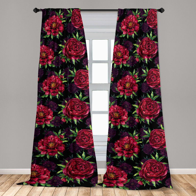 Semi Sheer Curtain Pair