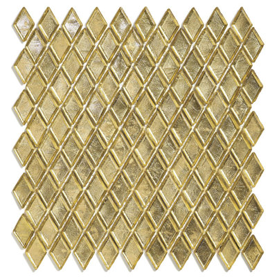 Buvango 7/8" x 1-5/8" Diamond Glass Mosaic
