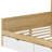 Wooden L-Shape Daybed with Seven Storage Cabinets and Two Storage Drawers, Multi-functional Bed with Study Desk and Built-in Bookshelf-442040-442042