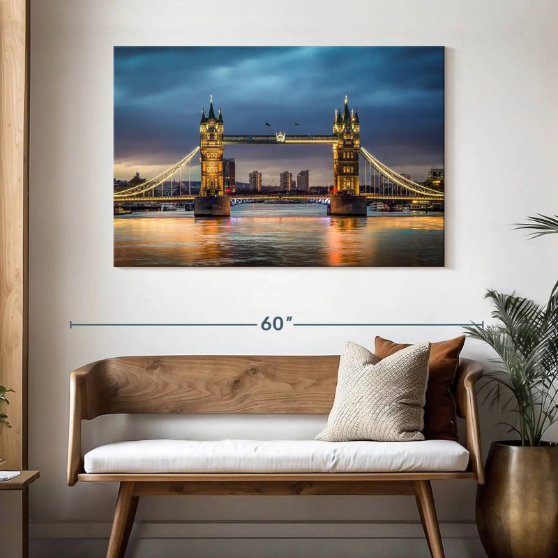 Lilie Bright Tower Bridge, 32" H x 48" W