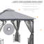 Abbygale 2.95m x 2.95m Metal BBQ Gazebo