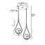 Luminaire suspendu en grappe 2 lumières Bascom-1275519621-1275519620