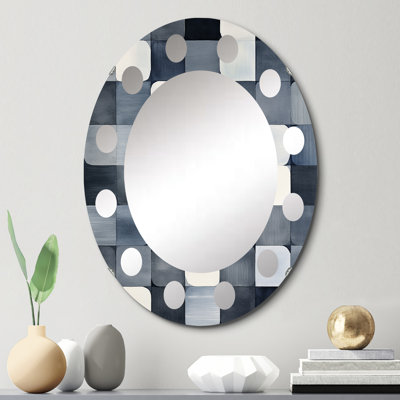Nagaina - Miroir mural moderne ovale
