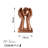 Elegant Decorative Object, Bronze Color, 7.1 x 11.8 x 3.5 inches | 100% Polyester Material | Stylish Accent for Home Decor, Perfect for Living Room, Bedroom, or Office Spaces, Adds a Touch of Sophistication-1759296856