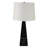 30X16" Tapered Marble Lamp, Black
