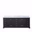 Meuble-lavabo double 84 po x 22 po, comptoir en marbre de Carrare-46124955-46124952
