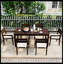 Ensemble repas d'extérieur en bois d'acacia de patio-1687355967