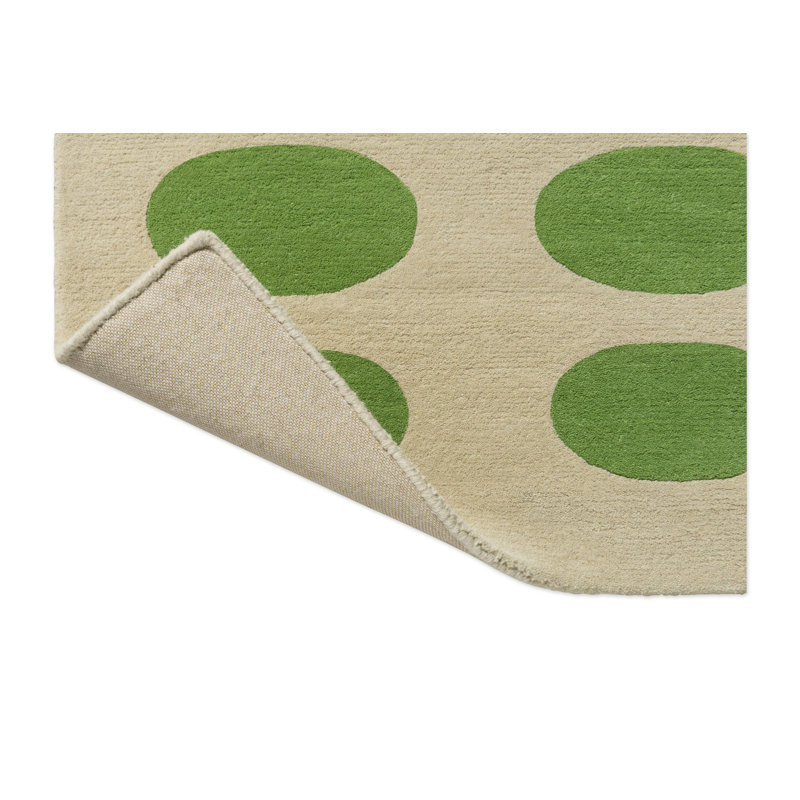 Hand Tufted Wool Geometric Area Rug, Rectangle 6'7" x 9'2"