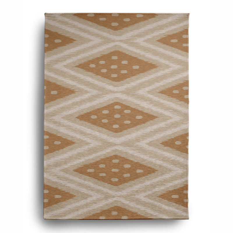 Chenille Geometric Indoor Rug, Rectangle 5' x 7'