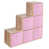 Oak/Light Pink selected