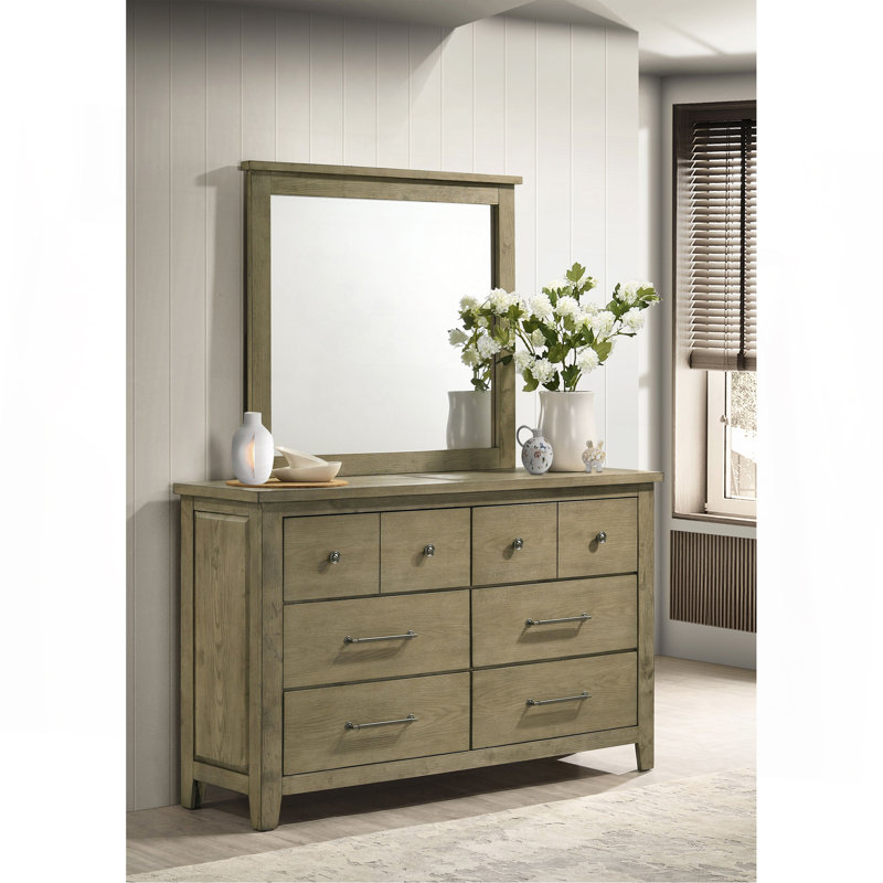Commode 6 tiroirs Pelton, H 75,5 cm x l 61 cm x P 17,25 cm