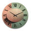 Horloge murale géométrique en bois-2050157533