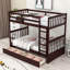 Ehsaan Kids Twin Over Twin Bunk Bed with Drawers-1394585685