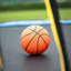 Trampoline avec gonfleur et échelle pour panier de basketball, filet de sécurité supplémentaire de 6 pièces